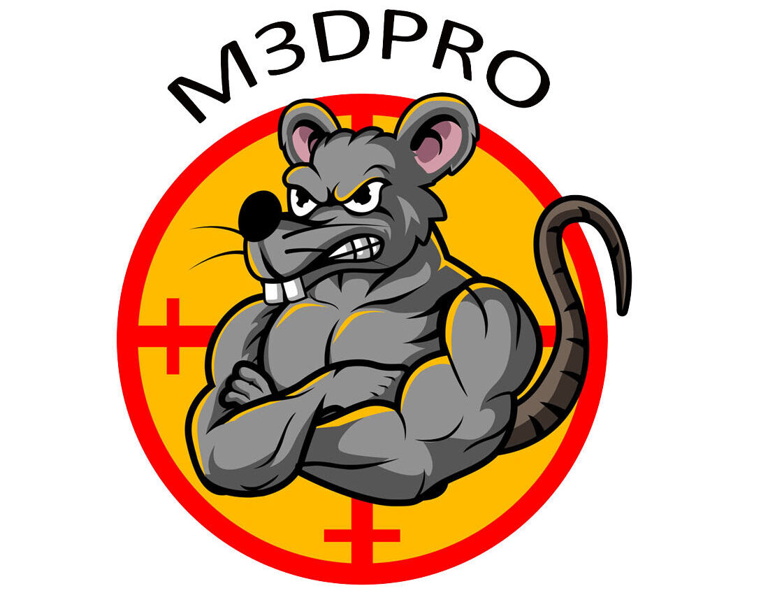 Logo M3DPRO Dératisation Désinsectisation le plessis luzarches
